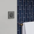 SCHNEIDER - Plaque 1 poste, Gris basalte, Odace - vignette