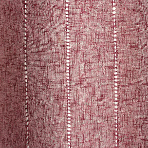 C MA DECO - Voilage tamisant jour échelle ELENA - Bordeaux - L.140xH.240cm - large