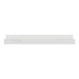 SCHNEIDER - Plaque métal 1 poste effet Céramique Blanc support blanc, Odace - vignette