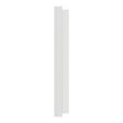 SCHNEIDER - Plaque métal 2 poste effet Céramique Blanc support blanc, Odace - vignette
