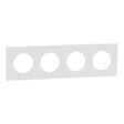 SCHNEIDER - Plaque 4 postes, Blanc craie  , Odace - vignette