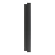 SCHNEIDER - Plaque métal 1 poste effet Perle Noire support noir, Odace - vignette