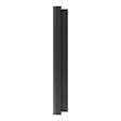 SCHNEIDER - Plaque métal 1 poste effet Perle Noire support noir, Odace - vignette