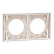 SCHNEIDER - Plaque 2 postes, Beige sable, Odace - vignette