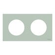 SCHNEIDER - Plaque 2 postes, Vert jade, Odace - vignette