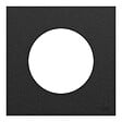 SCHNEIDER - Plaque 1 poste, Noir onyx, Odace - vignette