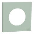 SCHNEIDER - Plaque 1 poste, Vert jade, Odace - vignette