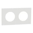 SCHNEIDER - Plaque 2 postes, Blanc craie, Odace - vignette