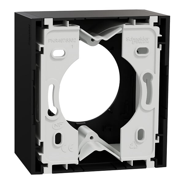 SCHNEIDER - Boîte pour montage en saillie, noir, Odace - large