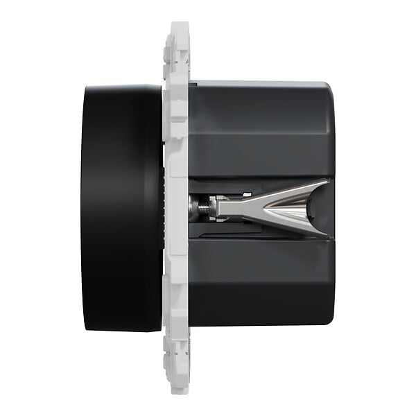 SCHNEIDER - Variateur de lumière universel en 2 ou 3 fils 3W 200W (LED), noir, Odace - large