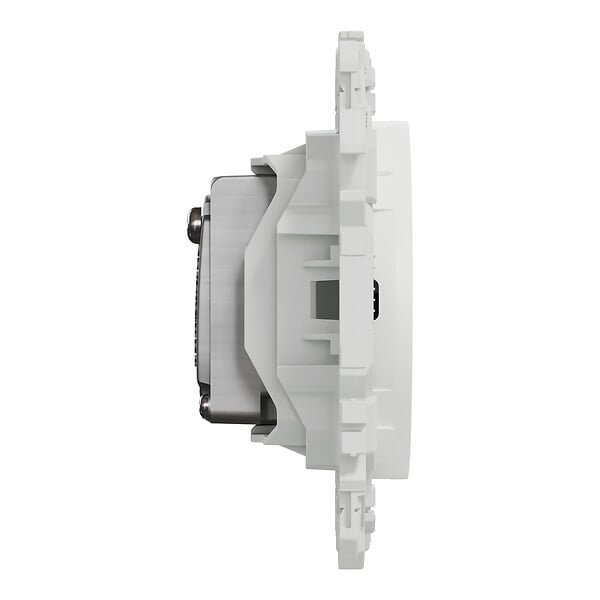 SCHNEIDER - Prise TV simple, blanc, Odace - large
