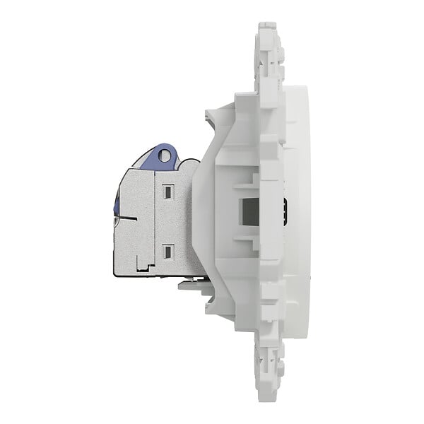SCHNEIDER - Prise RJ45 cat.6 STP grade 2TV min à grade 3TV (+ multimédia), blanc, Odace - large