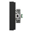 SCHNEIDER - Prise 2P+T double fixable sur boîte encastrement simple, griffes, noir, Odace - vignette