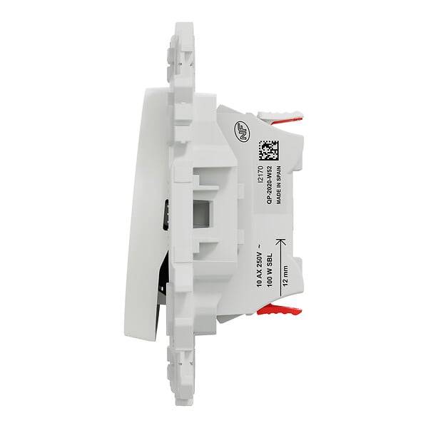 SCHNEIDER - Permutateur blanc, 10A, Odace - large