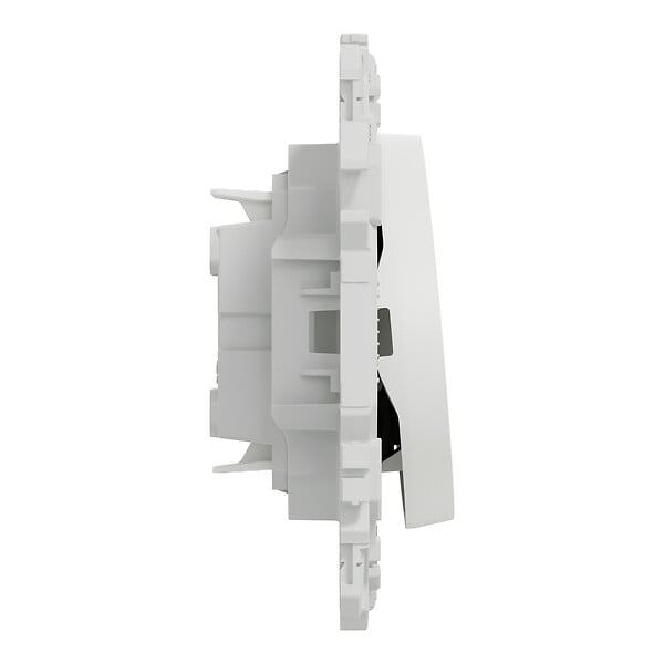 SCHNEIDER - Interrupteur VMC ou poussoir, vitesse lente / rapide, 10AX, blanc, Odace - large