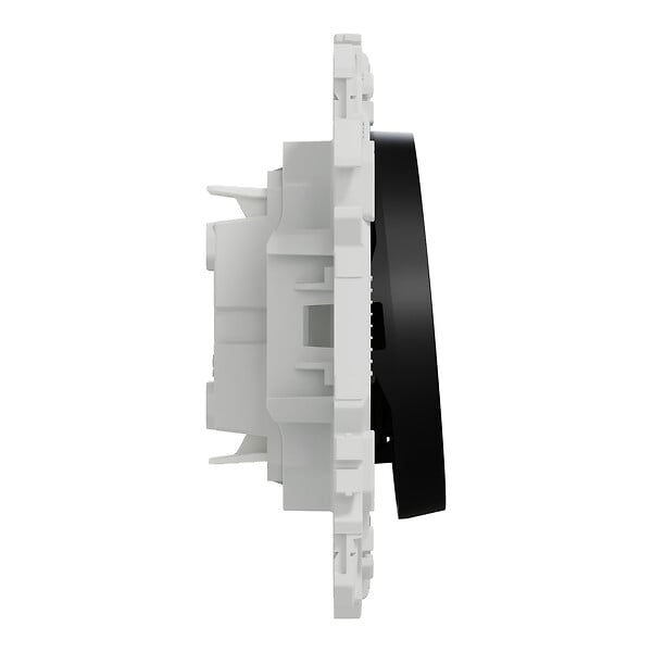 SCHNEIDER - Interrupteur VMC ou poussoir, vitesse lente / rapide, 10AX, noir, Odace - large