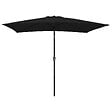 HAPPY GARDEN - Parasol droit HAPUNA rectangulaire 2x3m noir - vignette