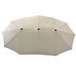 HAPPY GARDEN - Parasol double 2x4m LINAI beige - vignette