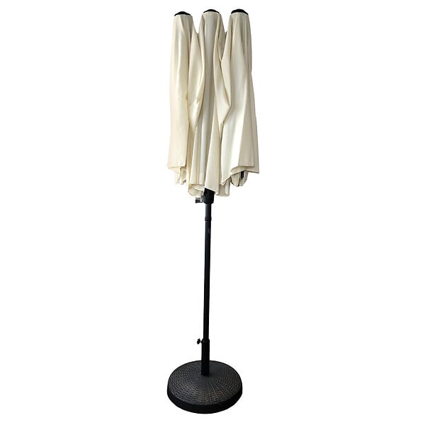 HAPPY GARDEN - Parasol double 2x4m LINAI beige - large