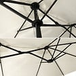 HAPPY GARDEN - Parasol double 2,7x4,6m LINAI beige - vignette