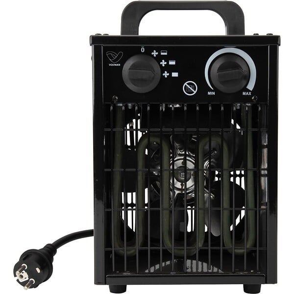 DIO - Radiateur soufflant chantier 3000W - noir - DiO - large