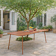 CONCEPT USINE - Table de jardin 6 places 160cm terracotta BERGAME - vignette
