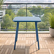 CONCEPT USINE - Table carrée 2 places 50x50cm bleu BERGAME - vignette