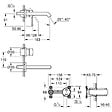 GROHE - Grohe Façade Essence Mitigeur monocommande 2 trous lavabo Taille M Cool Sunrise brossé+corps encastré - vignette