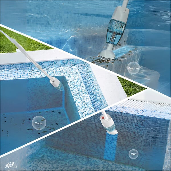 WYBOT - Aspirateur à Main Pour Piscine Et Spa Avec Manche Télescopique - HYSON 100 - large