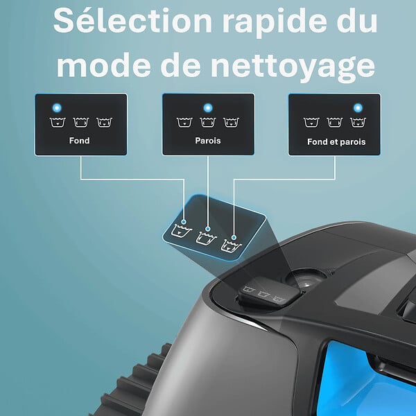 WYBOT - Robot Piscine électrique Sans Fil 2h50 Max D'autonomie - WYBOT C1 PRO - large