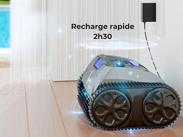 WYBOT - Robot Piscine électrique Sans Fil 2h50 Max D'autonomie - WYBOT C1 PRO - large