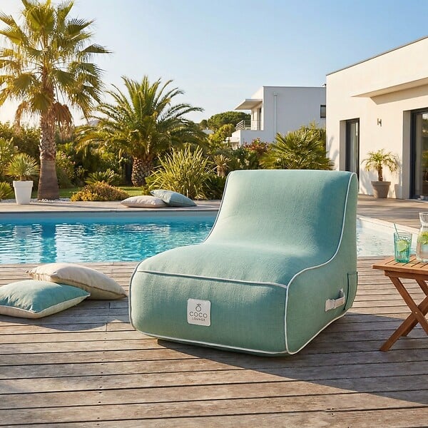 COCO LOUNGE - Fauteuil de jardin gonflable RIVIERA  Collection  Soge - vert d'eau - large