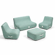 COCO LOUNGE - Salon de jardin gonflable Collection Soge - vert d'eau - vignette