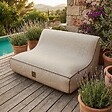 COCO LOUNGE - Canapé de jardin gonflable ALIZÉ Collection Aloha - blanc cassé - vignette