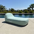 COCO LOUNGE - Transat gonflable PALMA Collection  Soge - vert d'eau - vignette