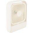 VOLTMAN - Ventilateur de table rechargeable 15 cm - blanc - Voltman - vignette