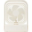 VOLTMAN - Ventilateur de table rechargeable 15 cm - blanc - Voltman - vignette
