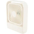 VOLTMAN - Ventilateur de table rechargeable 15 cm - blanc - Voltman - vignette