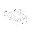 WHIRLPOOL - Hotte Visière 60cm 270m3/h Inox - WCN65FLX - vignette