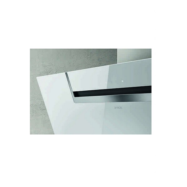 ELICA - hotte décorative inclinée 60cm 495m3/h blanc - PRF0166930 - large