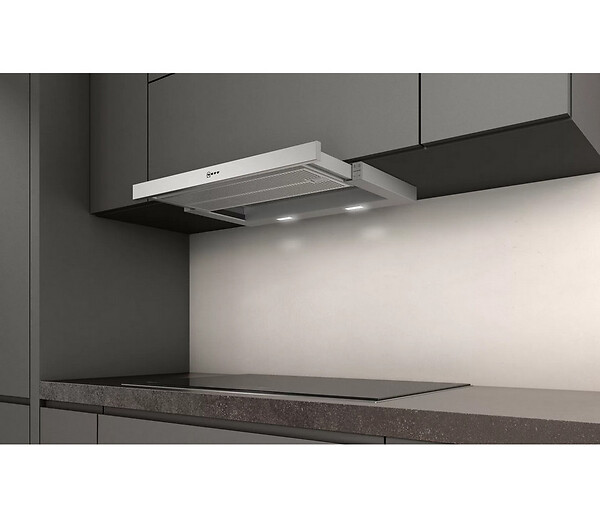 NEFF - Hotte Télescopique 60cm 399m³/h Argent Métallisé - D46ED52X1 - large
