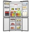 HISENSE - Réfrigérateur Américain 79.4cm 482l Nofrost Métal Brillant - RQ5P470SMIE - vignette
