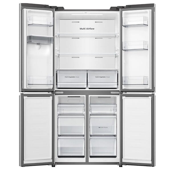 HISENSE - Réfrigérateur Américain 79.4cm 482l Nofrost Métal Brillant - RQ5P470SMIE - large