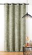 LINDER - RIDEAU THERMIQUE COLORADO VERT LICHEN 135x260cm - vignette