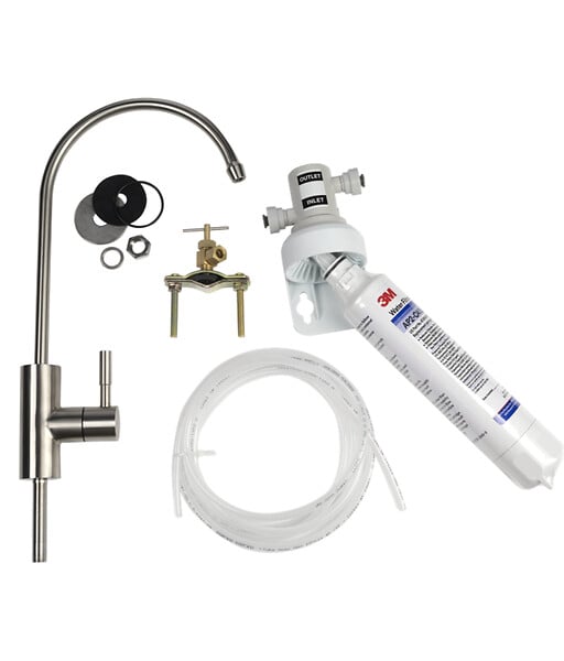 APIC - Filtre sous évier Ultra Luxe- Kit complet avec accessoires - large