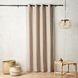 LINDER - Rideau à œillets Adélie - Beige lin - L.135xH.260cm - vignette