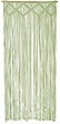 MOREL - Rideau de porte macramé RDP GYPSI VR - Vert sauge - 90x200cm - vignette