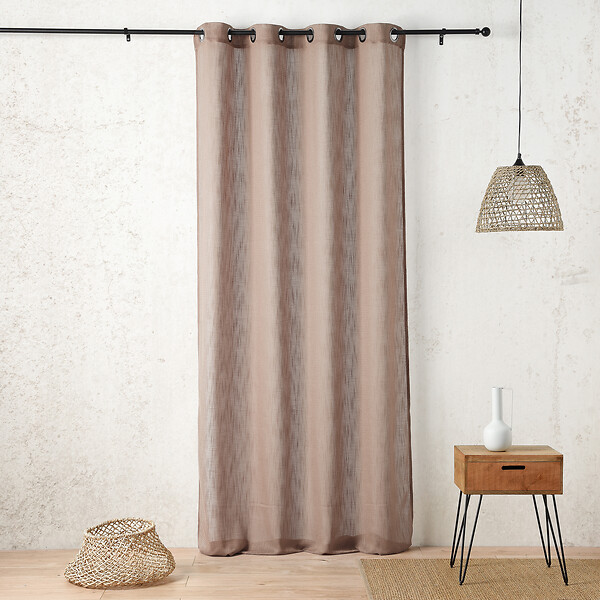 LINDER - Voilage effet filet Sperone - Beige - 100% Polyester - large