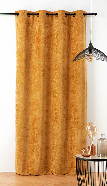 LINDER - Rideau thermique Colorado - Jaune miel - H.260xL.135cm - large