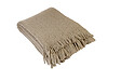 LINDER - Plaid Camille en maille douce - Taupe Grès - 130x160cm - vignette